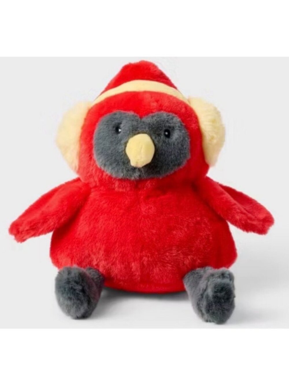 Gigglescape 7” Cardinal Red Bird with Ear Muffs Plus Toy NEW with tags